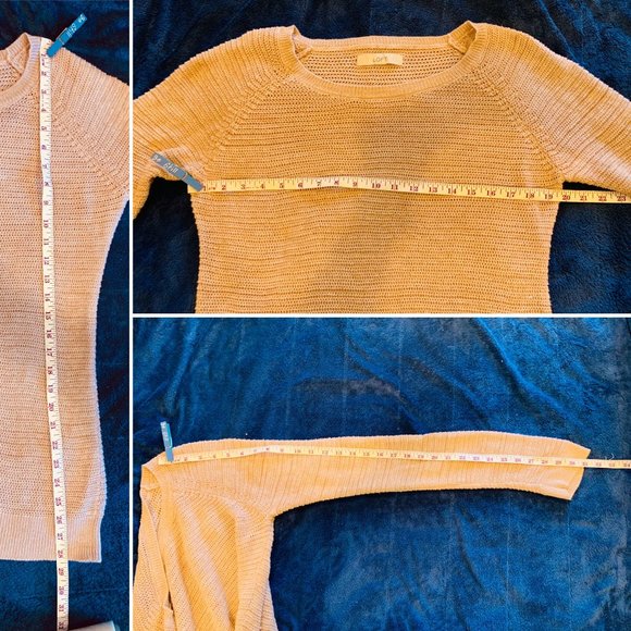 Loft Blush Knit Cotton Sweater - Picture 6 of 9